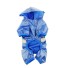 Płaszcz przeciwdeszczowy dla psów niebieski
