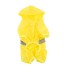 Płaszcz przeciwdeszczowy dla psów żółty