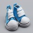 Plátěné boty pro panenku modrá
