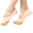 Plátěné taneční baletní boty béžova