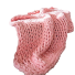 Pletená vlněná deka 100 x 150 cm světle růžová