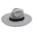 Plstěný klobouk světle šedá