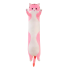Pluszowa poduszka długi kot 130 cm różowy