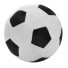 Plyšový fotbalový míč černá