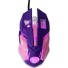 Podsvícená herní myš 2400 DPI fialová