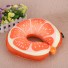 Poduszka na szyję w postaci owoców - 4 rodzaje pomarańczowy