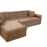 Pokrowiec na sofę Z145 brązowy