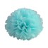 Pom pom de decorare 5 buc cian