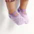 Ponožky s gumičkou pro batolata fialová