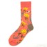 Ponožky s potiskem květin 7