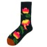 Ponožky s potiskem květin 9