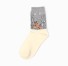 Ponožky s vianočným motívom sivá