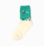 Ponožky s vianočným motívom zelená