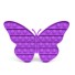 Pop it Anti-Stress-Spielzeug Schmetterling T438 lila