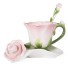 Porcelán teáskészlet 3 db A1101 rózsaszín