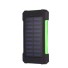Powerbanka se solárním panelem 30000 mAh zelená