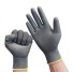Pracovné rukavice 12 párov sivá