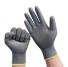 Pracovné rukavice 24 párov sivá
