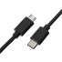 Prepojovací kábel USB-C na Micro USB M / M 1 m čierna