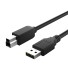 Prepojovací kábel USB na USB-B pre tlačiarne M / M čierna