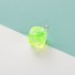 Přívěsek ve tvaru hrací kostky 10 ks neonová zelená