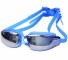 Profesjonalne okulary pływackie niebieski