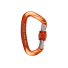 Professioneller Kletterkarabiner 25 kN Typ D Karabiner 10 x 5,6 cm orange