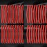Proužky na ráfky 9 x 0,7 cm 40 ks červená