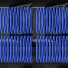 Proužky na ráfky 9 x 0,7 cm 40 ks modrá