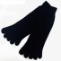 prstové ponožky čierna