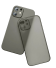 Průhledný matný kryt pro iPhone 15 Plus šedá