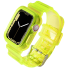 Przezroczysty silikonowy pasek do zegarka Apple Watch 38 / 40 / 41 mm żółty
