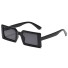 Quadratische Damensonnenbrille E1303 schwarz