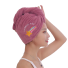 Ręcznik do włosów P3635 fioletowy