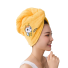 Ręcznik do włosów P3637 żółty