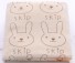 Ręcznik niemowlęcy z mikrofibry - Królik J1863 kremowy