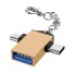 Redukce USB-C / Micro USB na USB 3.0 zlatá