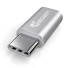 Redukce USB-C na Micro USB K131 stříbrná