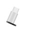Redukce USB-C na Micro USB stříbrná