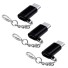 Redukcia Micro USB na USB-C 3 ks K54 čierna