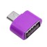 Redukcia Micro USB na USB K58 fialová