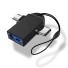 Redukcia USB-C / Micro USB na USB 3.0 čierna