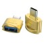 Redukcia USB-C na USB 2.0 K10 zlatá
