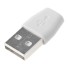 Redukcia USB na Micro USB biela