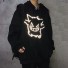 Reflektierendes Sweatshirt F141 schwarz