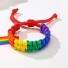 Regenbogen geflochtenes Armband 6