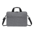 Reisetasche mit verstellbarem Riemen für MacBook 13,3 Zoll, 35 x 26 cm grau