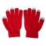 Rękawice z ekranem dotykowym czerwony