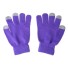 Rękawice z ekranem dotykowym fioletowy