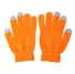 Rękawice z ekranem dotykowym pomarańczowy